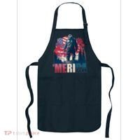 Patriotic Merica Bigfoot Sasquatch Apron thumb 0
