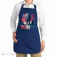 Patriotic Merica Bigfoot Sasquatch Apron thumb 2