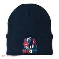 Patriotic Merica Bigfoot Sasquatch Beanie thumb 0