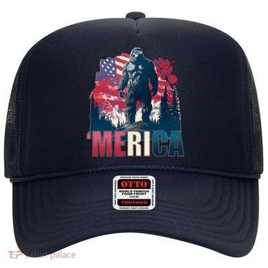 Patriotic Merica Bigfoot Sasquatch Hat