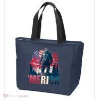 Patriotic Merica Bigfoot Sasquatch Tote Bag thumb 3