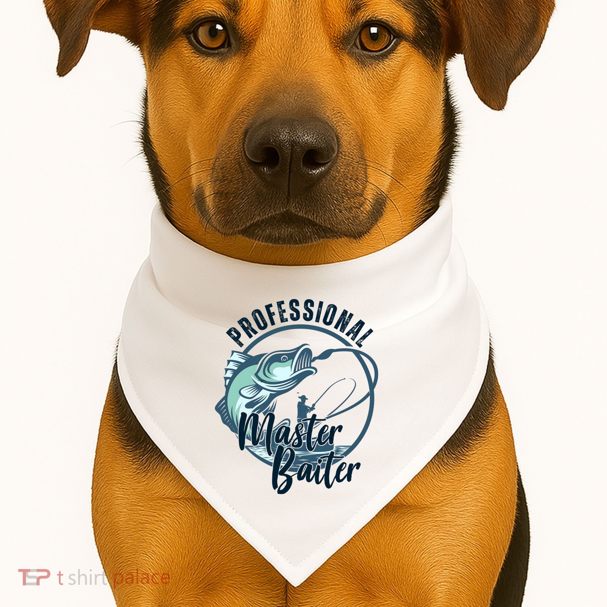 Professional Master Baiter Fishing USA-Made Doggie Bandana