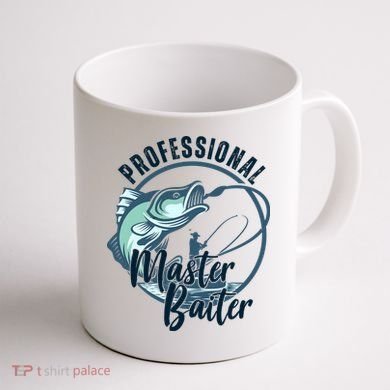 Professional Master Baiter Fishing Coffee Mug back