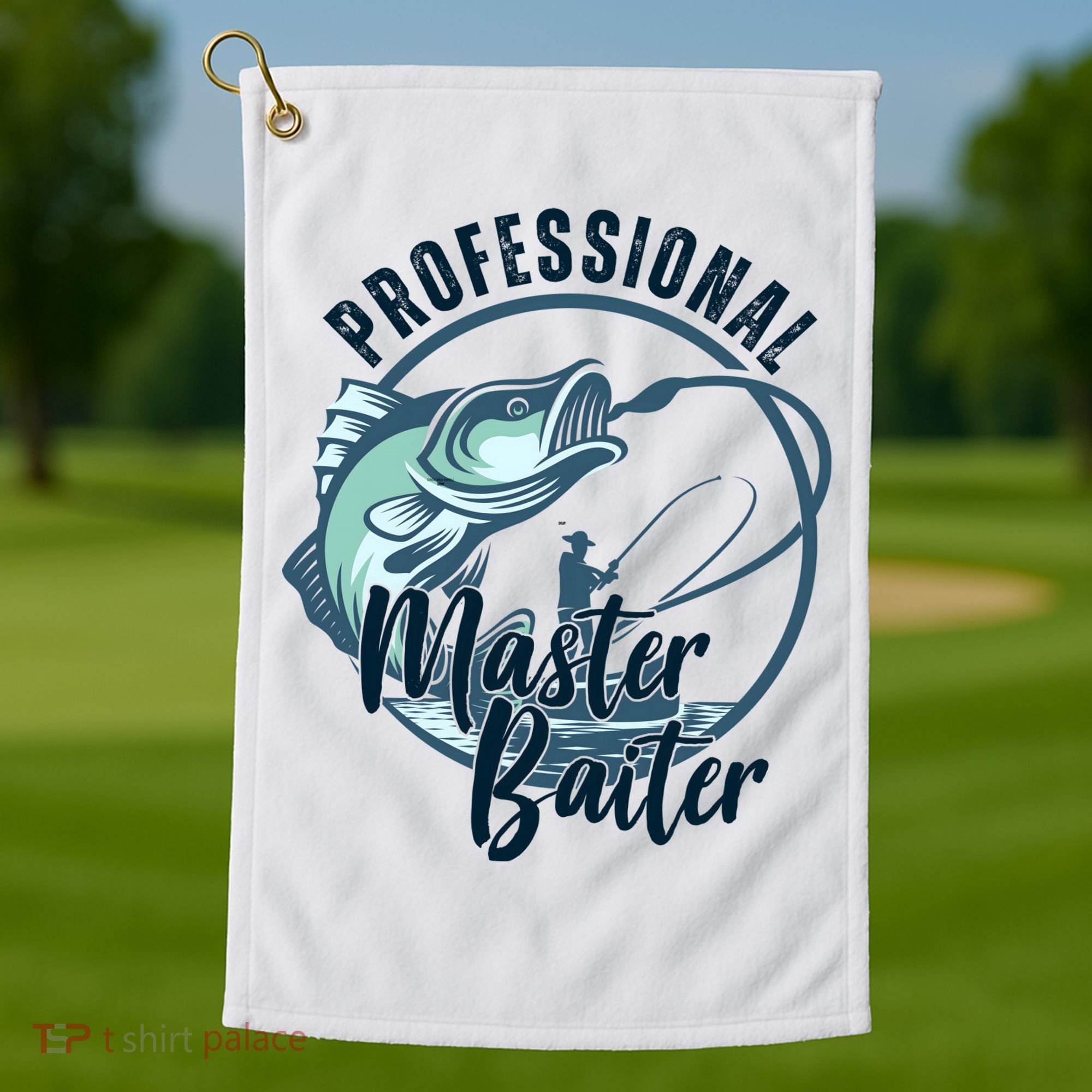 Professional Master Baiter Fishing Golf Towel