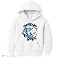 Professional Master Baiter Fishing Kids Hoodie thumb 0