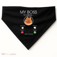 Pomeranian My Boss USA-Made Doggie Bandana thumb 0