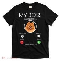 Pomeranian My Boss T-Shirt thumb 0
