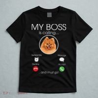 Pomeranian My Boss T-Shirt thumb 5