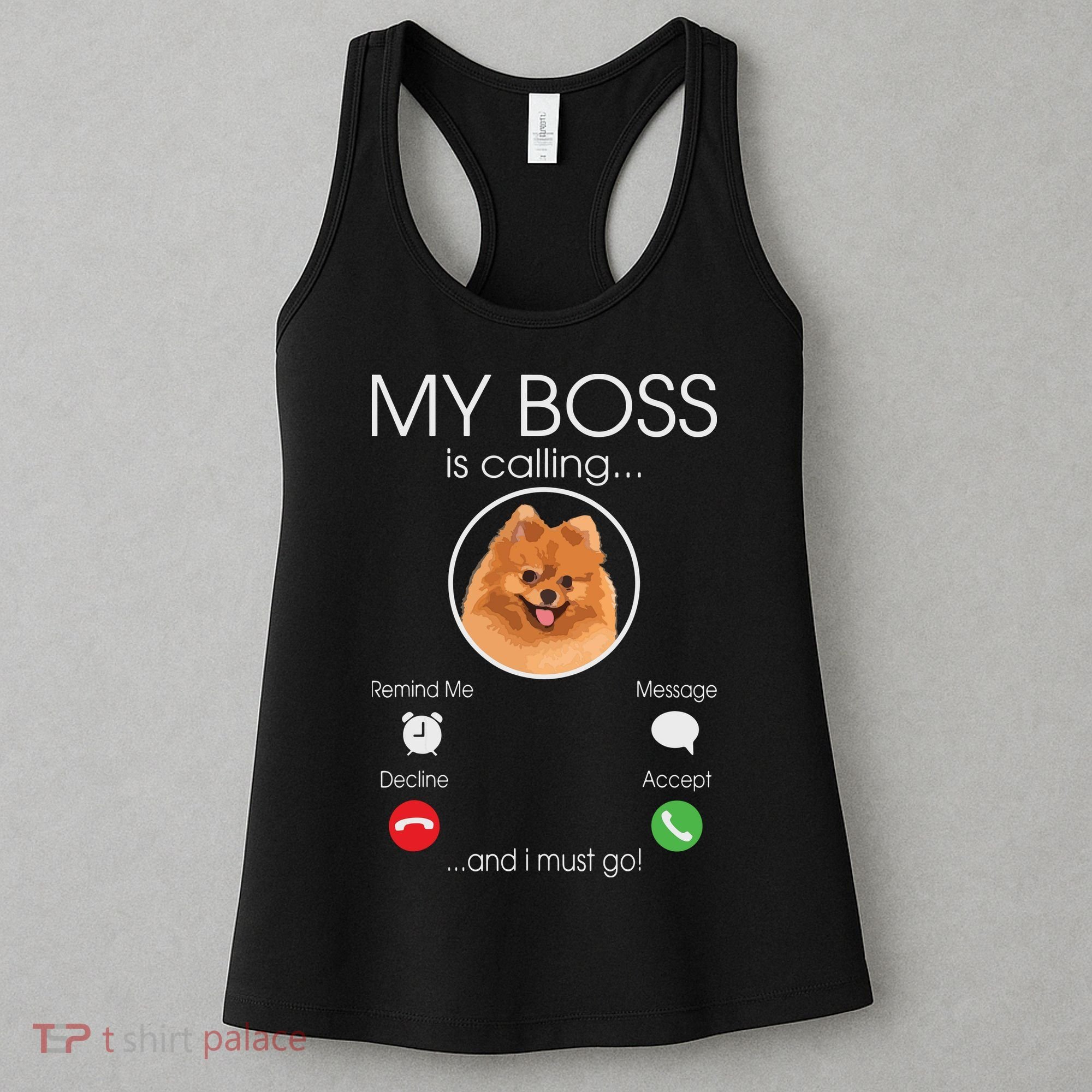 Pomeranian My Boss Women's Tank Top