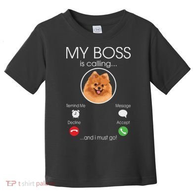 Pomeranian My Boss Toddler T-Shirt
