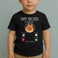 Pomeranian My Boss Toddler T-Shirt thumb 2