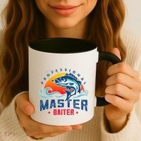 Pro Master Baiter Fishing Gifts Coffee Mug thumb 3