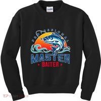 Pro Master Baiter Fishing Gifts Kids Sweatshirt thumb 0