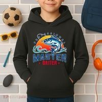 Pro Master Baiter Fishing Gifts Kids Hoodie thumb 2