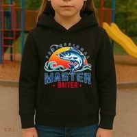 Pro Master Baiter Fishing Gifts Kids Hoodie thumb 3