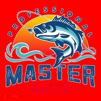 Pro Master Baiter Fishing Gifts Santa Hat thumb 1
