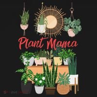 Plant Mama Crazy Plant lady Mom Indoor Flower Floral Garden Hoodie thumb 2