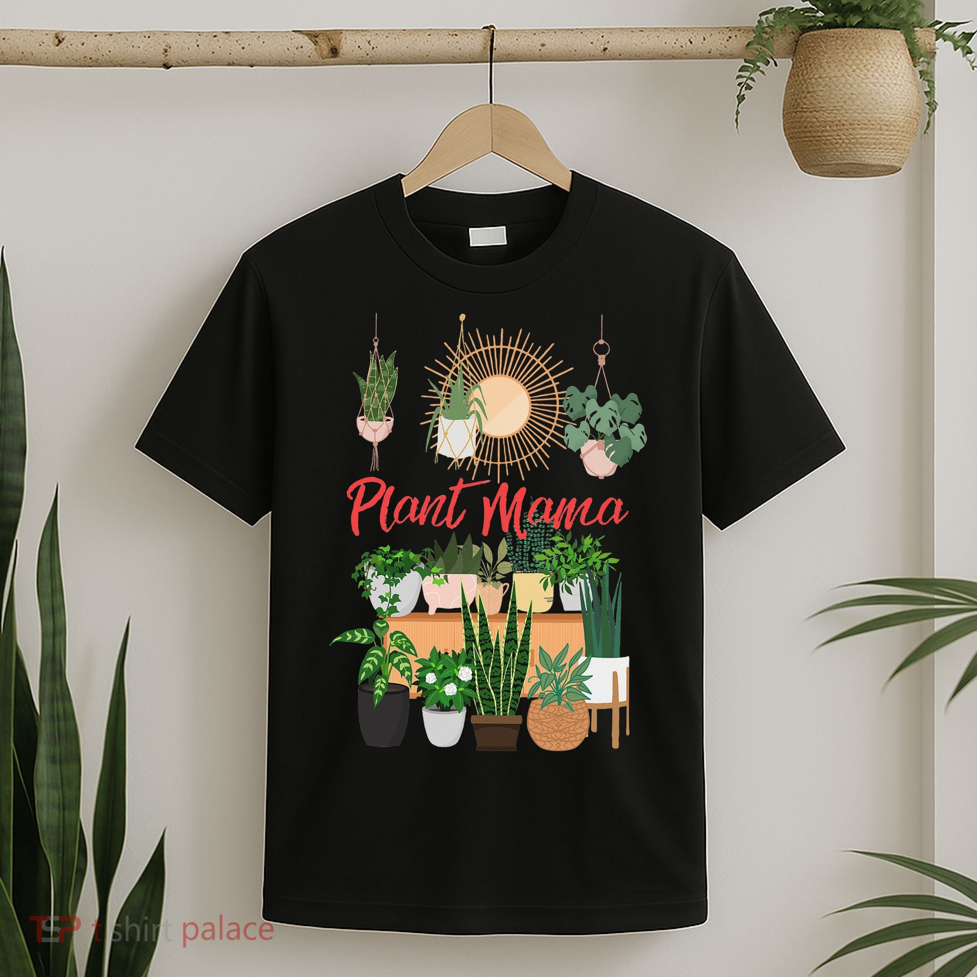 Plant Mama Crazy Plant lady Mom Indoor Flower Floral Garden T-Shirt