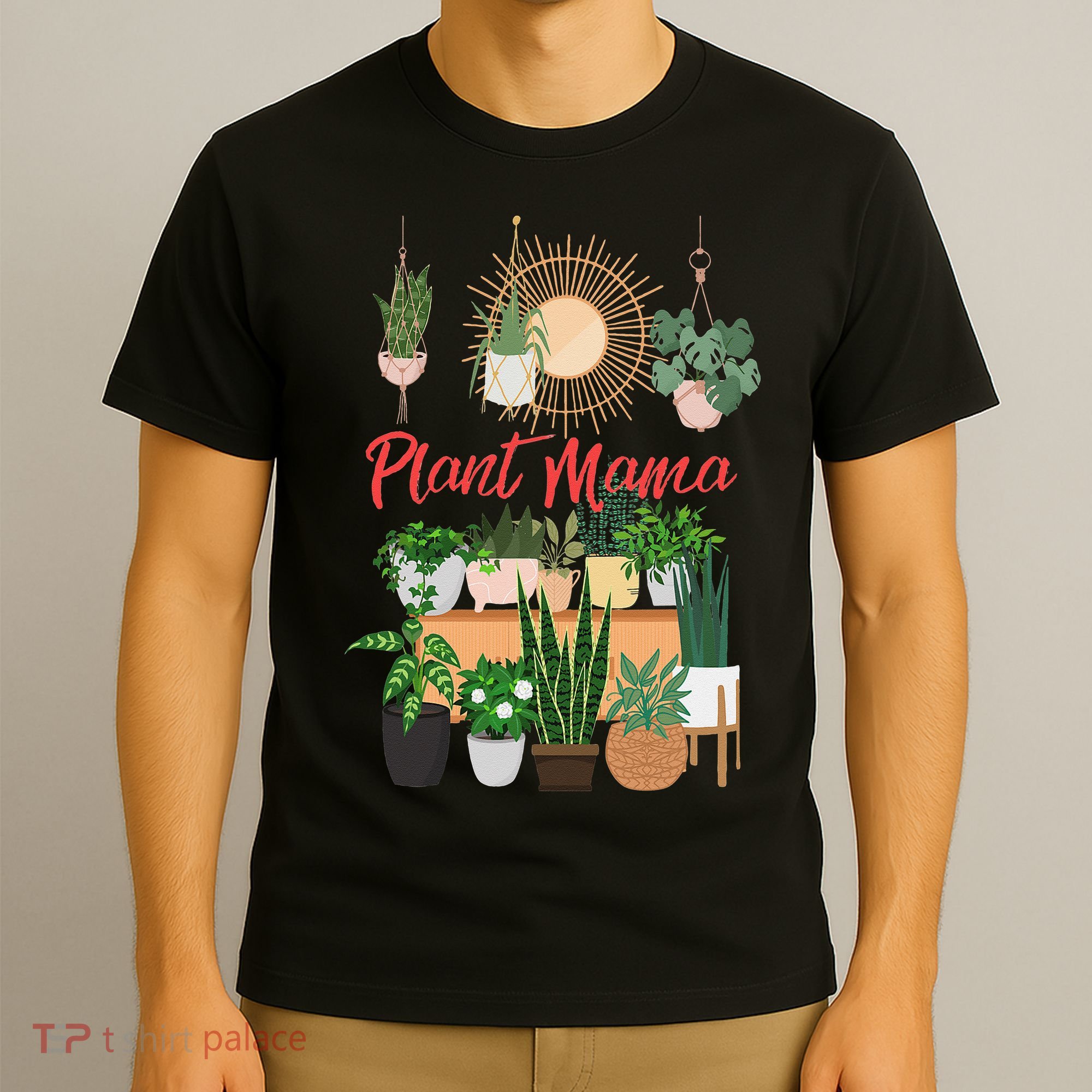 Plant Mama Crazy Plant lady Mom Indoor Flower Floral Garden T-Shirt