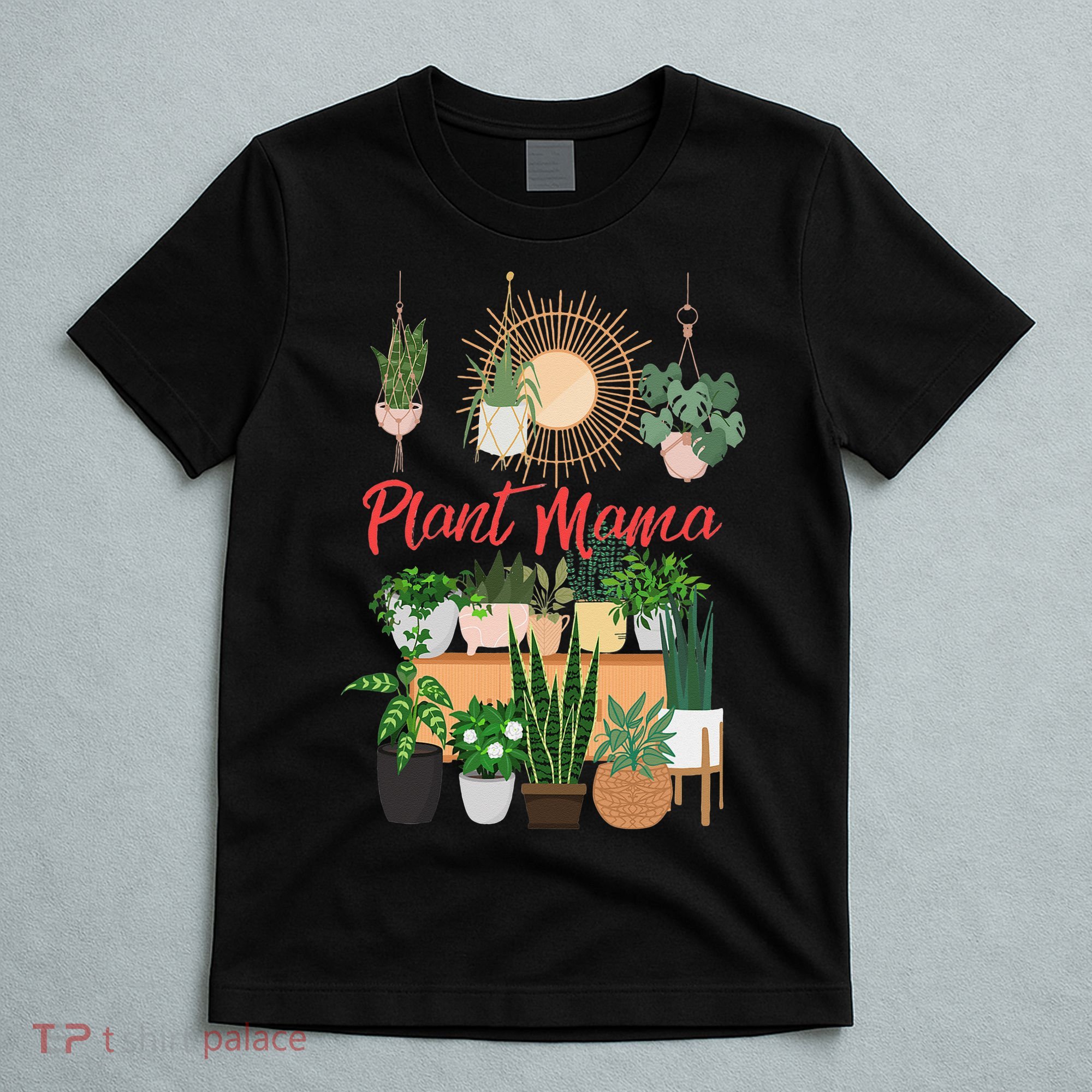 Plant Mama Crazy Plant lady Mom Indoor Flower Floral Garden T-Shirt
