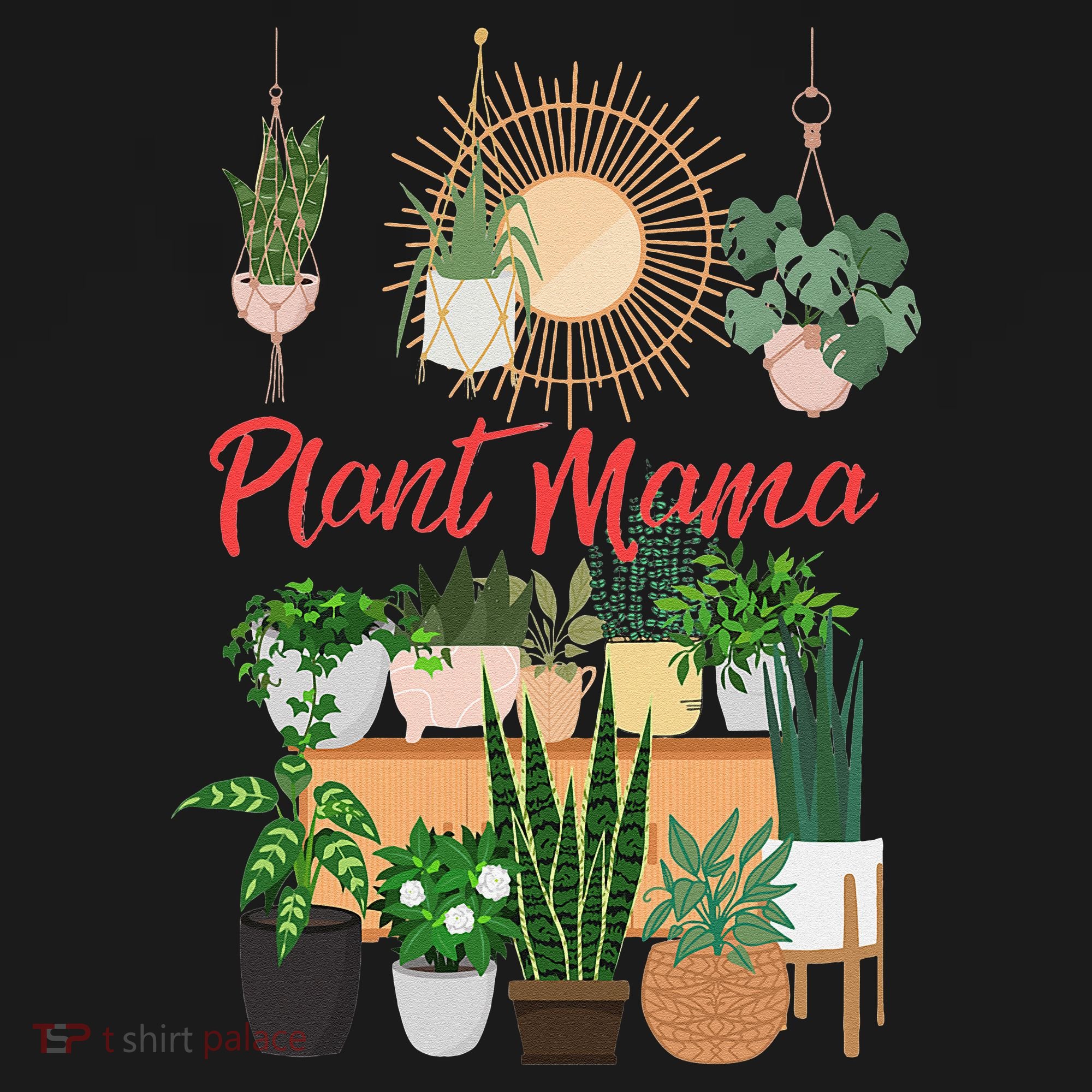 Plant Mama Crazy Plant lady Mom Indoor Flower Floral Garden Polo