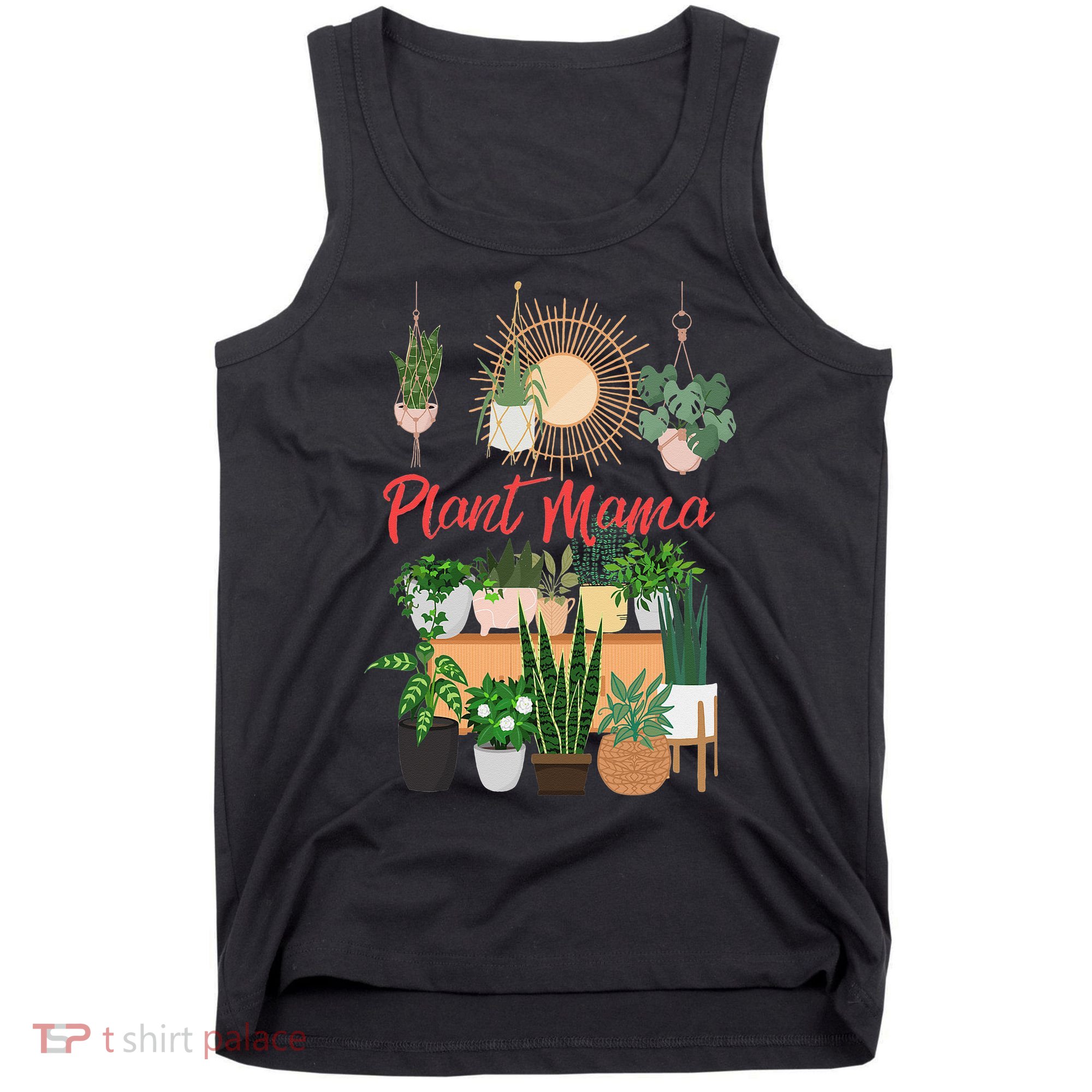 Plant Mama Crazy Plant lady Mom Indoor Flower Floral Garden Tank Top