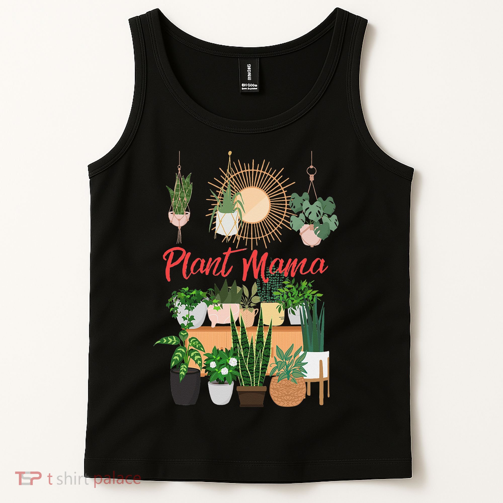 Plant Mama Crazy Plant lady Mom Indoor Flower Floral Garden Tank Top