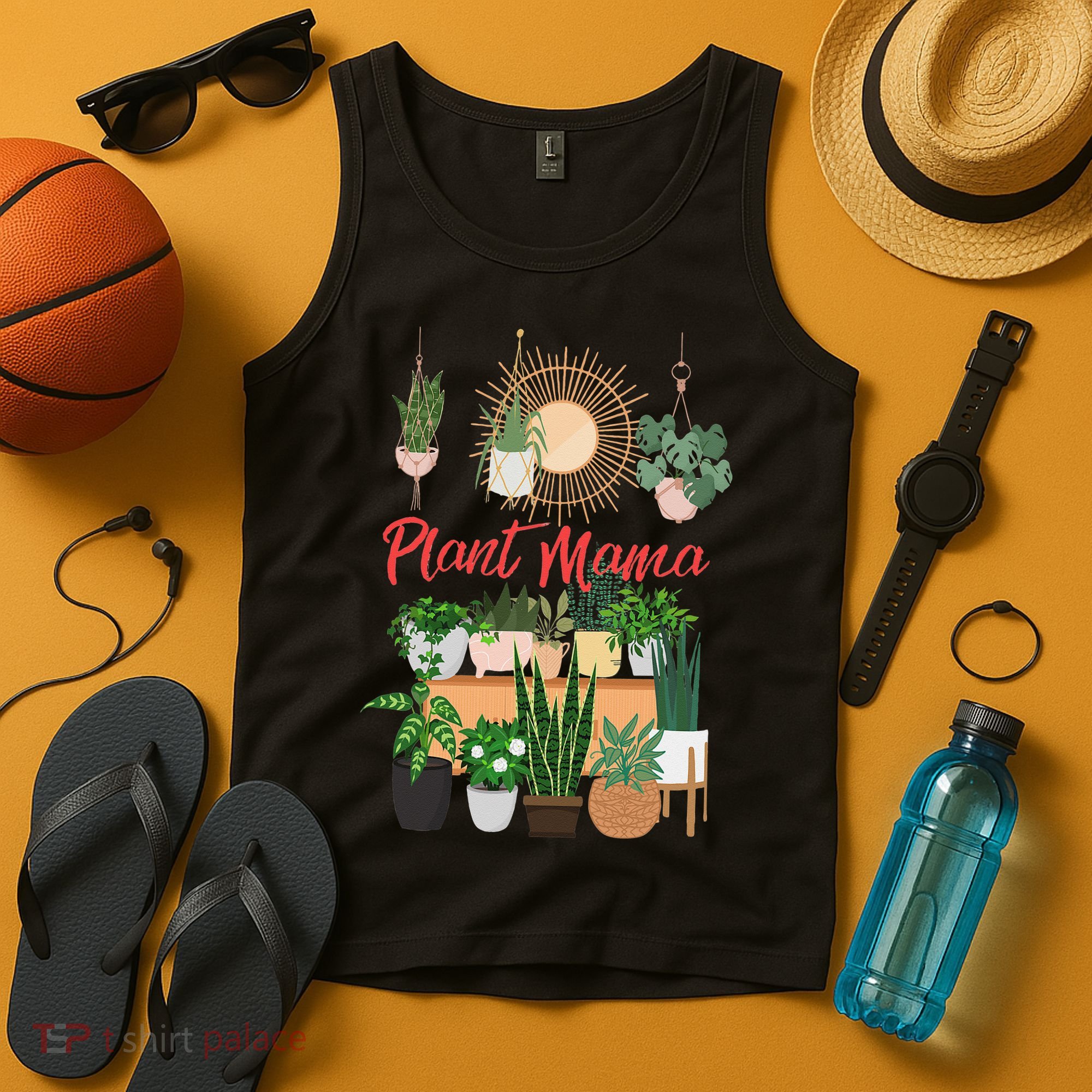 Plant Mama Crazy Plant lady Mom Indoor Flower Floral Garden Tank Top