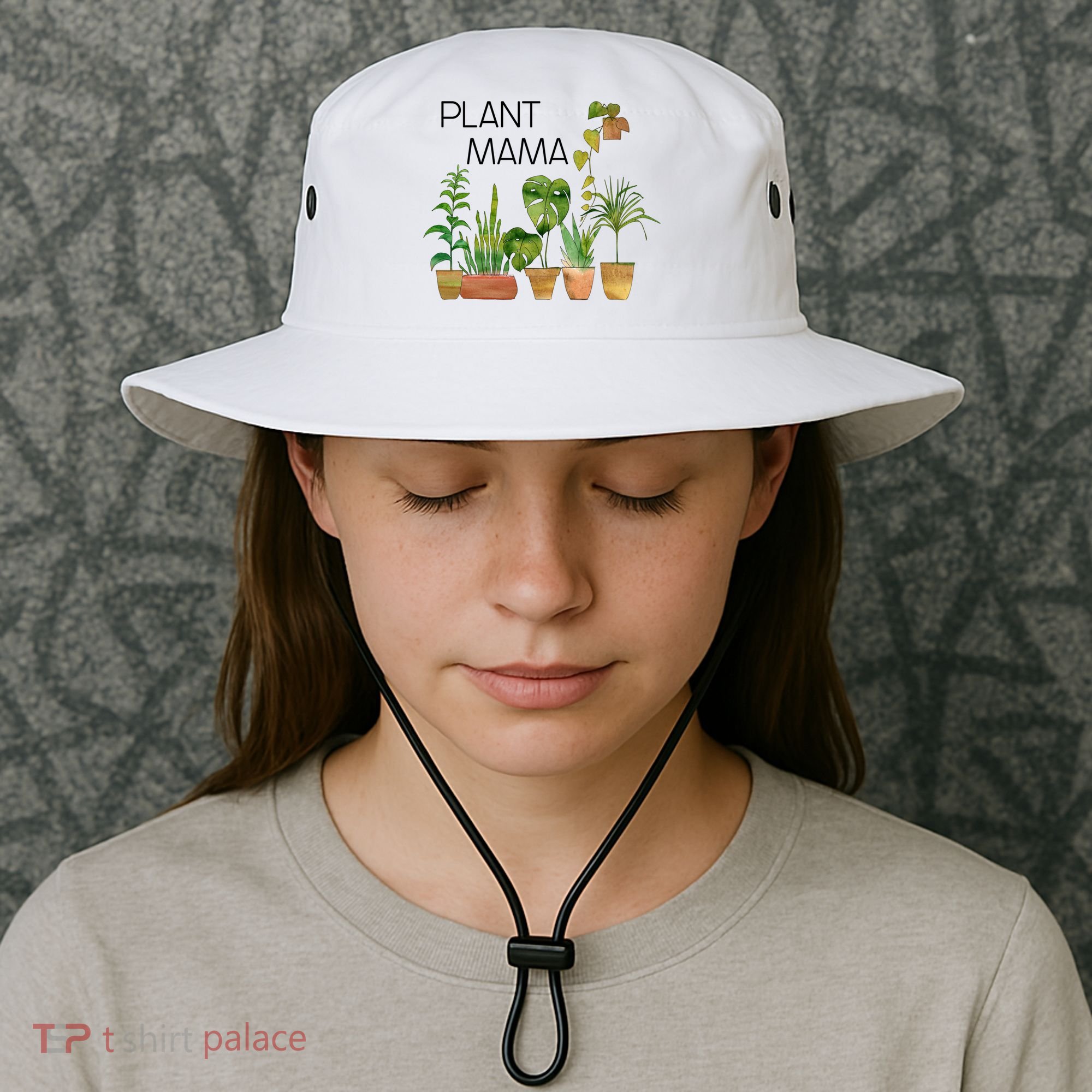Plant Mama Crazy Plant Lady Monstera Mom Gift Bucket Hat