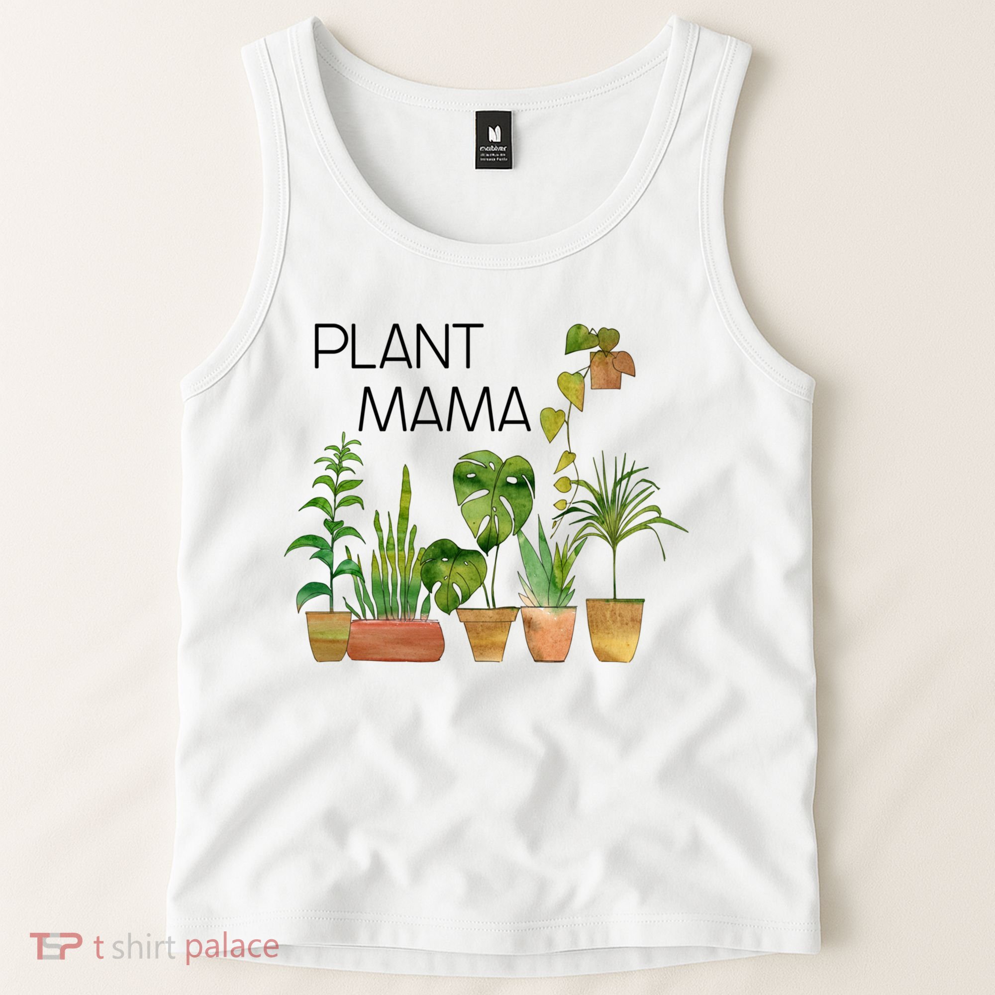 Plant Mama Crazy Plant Lady Monstera Mom Gift Tank Top