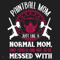 Paintball Mom Cute Gift Funny Mother Paintballer Paintballing Gift Beanie thumb 2