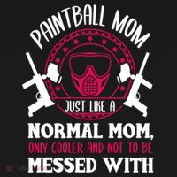 Paintball Mom Cute Gift Funny Mother Paintballer Paintballing Gift Women's Hoodie thumb 2