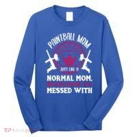 Paintball Mom Cute Gift Funny Mother Paintballer Paintballing Gift Long Sleeve Shirt thumb 0