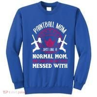 Paintball Mom Cute Gift Funny Mother Paintballer Paintballing Gift Sweatshirt thumb 0