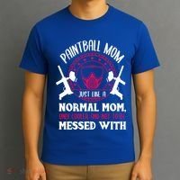 Paintball Mom Cute Gift Funny Mother Paintballer Paintballing Gift T-Shirt thumb 3