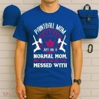 Paintball Mom Cute Gift Funny Mother Paintballer Paintballing Gift T-Shirt thumb 6