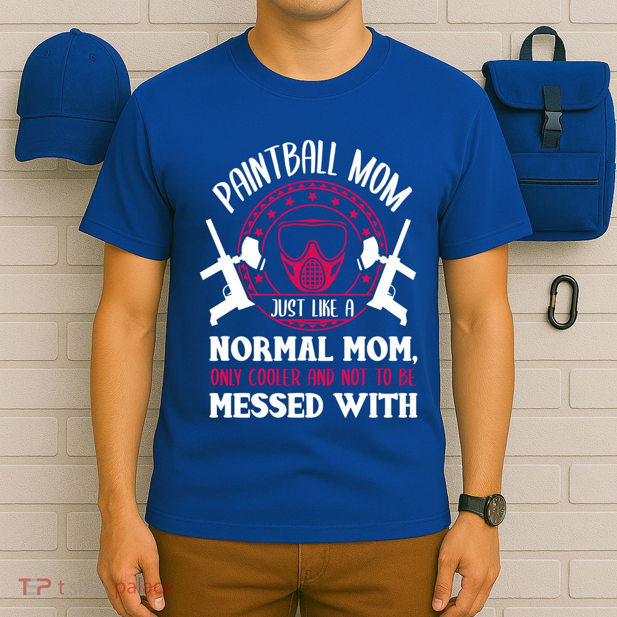 Paintball Mom Cute Gift Funny Mother Paintballer Paintballing Gift T-Shirt