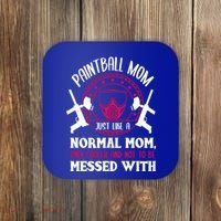 Paintball Mom Cute Gift Funny Mother Paintballer Paintballing Gift Coaster thumb 0
