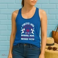 Paintball Mom Cute Gift Funny Mother Paintballer Paintballing Gift Women's Tank Top thumb 2