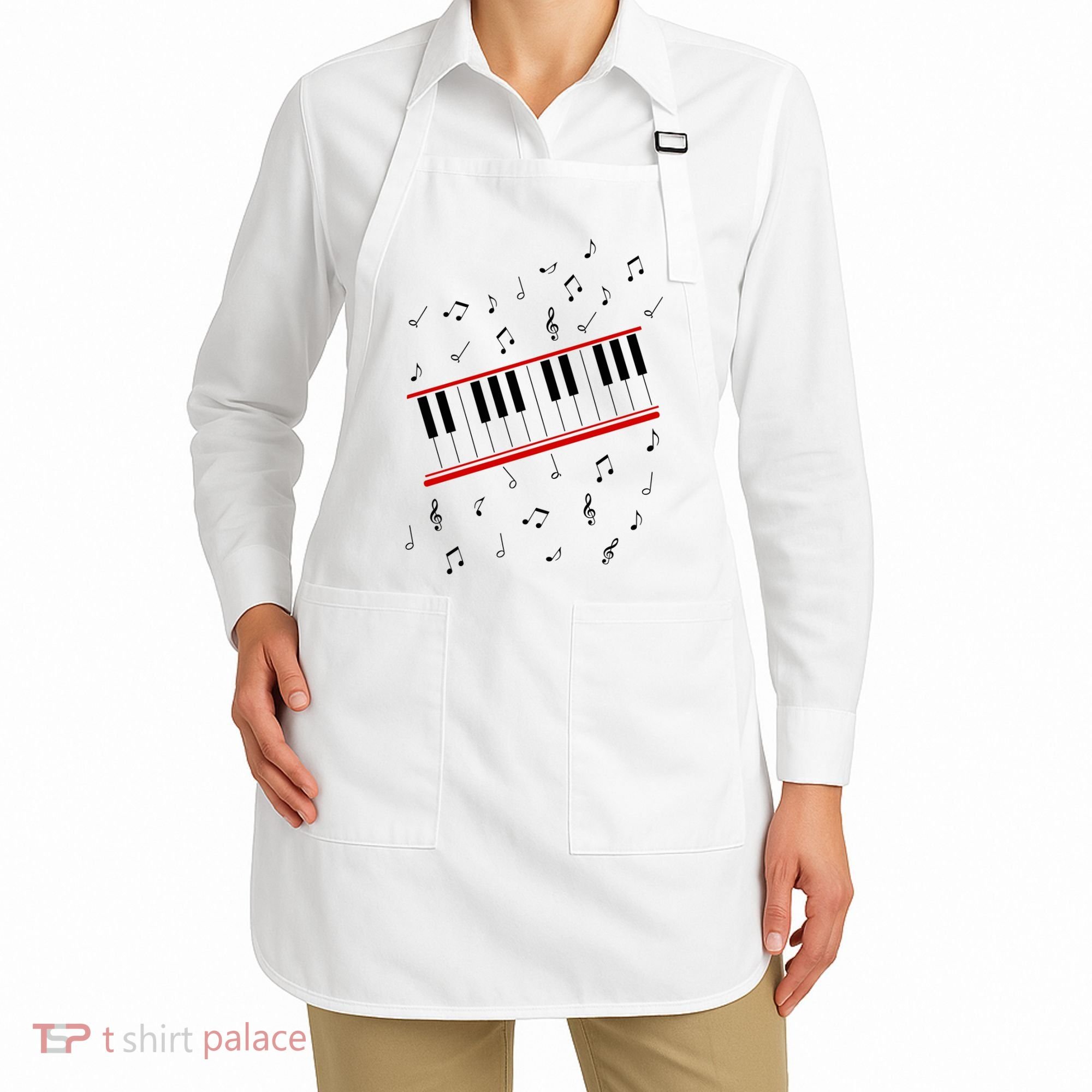 Piano Music Cosplay Apron