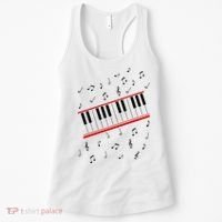 Piano Music Cosplay Women's Tank Top thumb 0