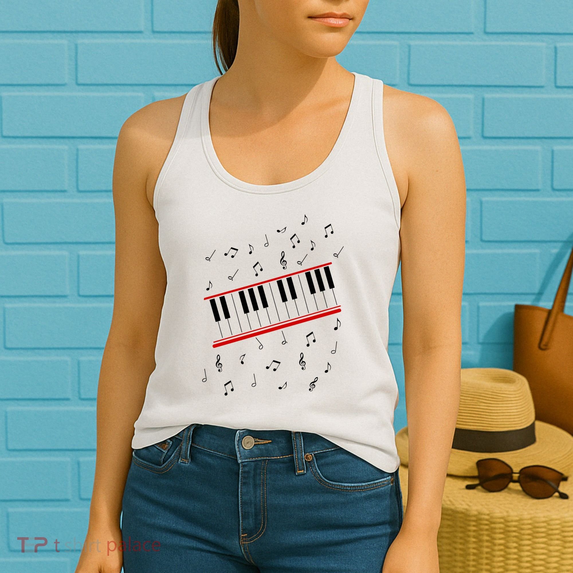 Piano Music Cosplay Women's Tank Top