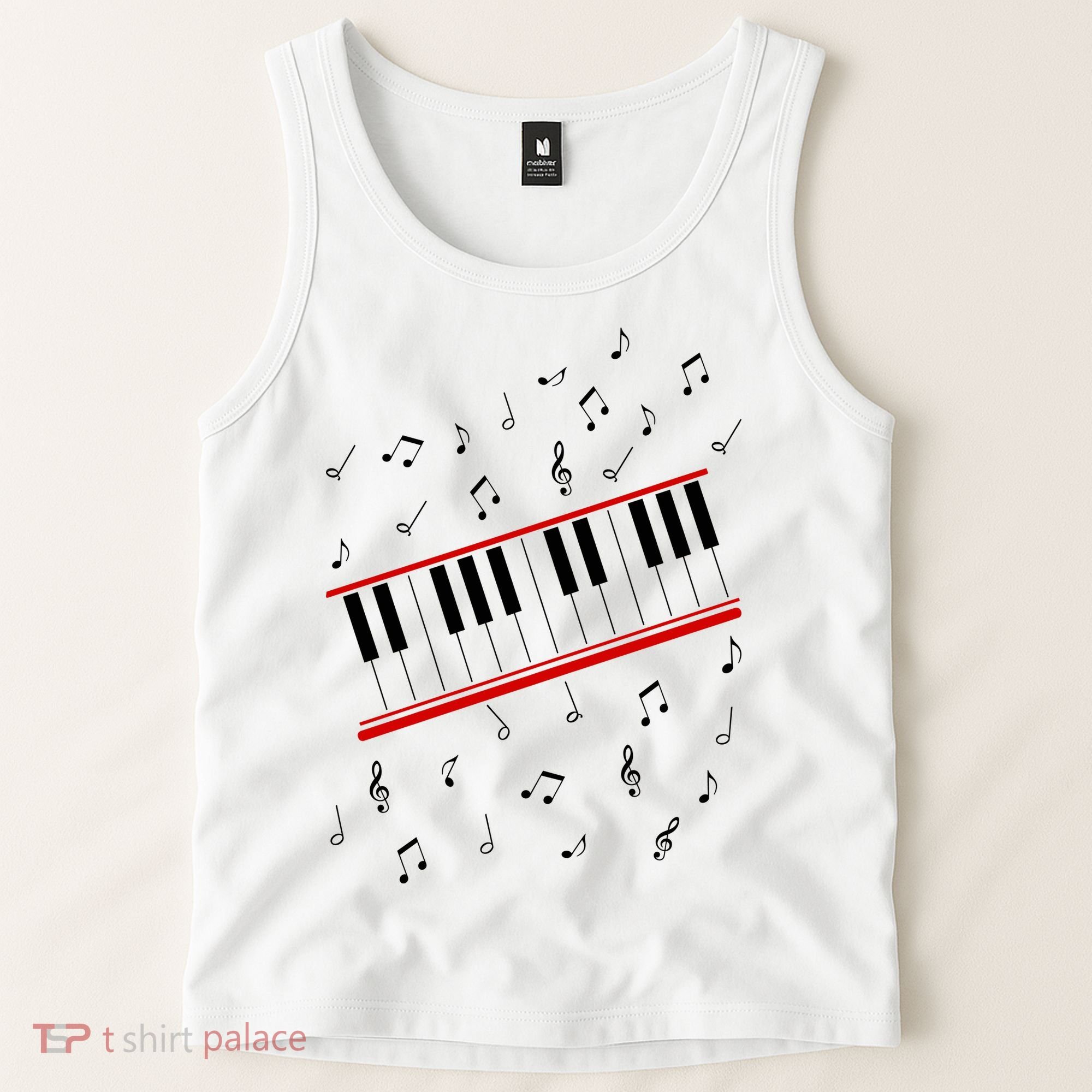Piano Music Cosplay Tank Top
