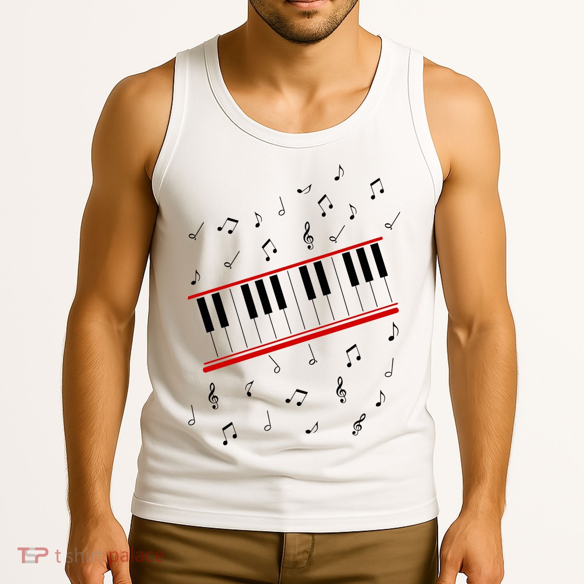 Piano Music Cosplay Tank Top