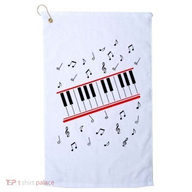 Piano Music Cosplay Golf Towel