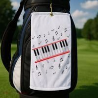 Piano Music Cosplay Golf Towel thumb 2