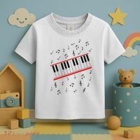 Piano Music Cosplay Toddler T-Shirt thumb 3