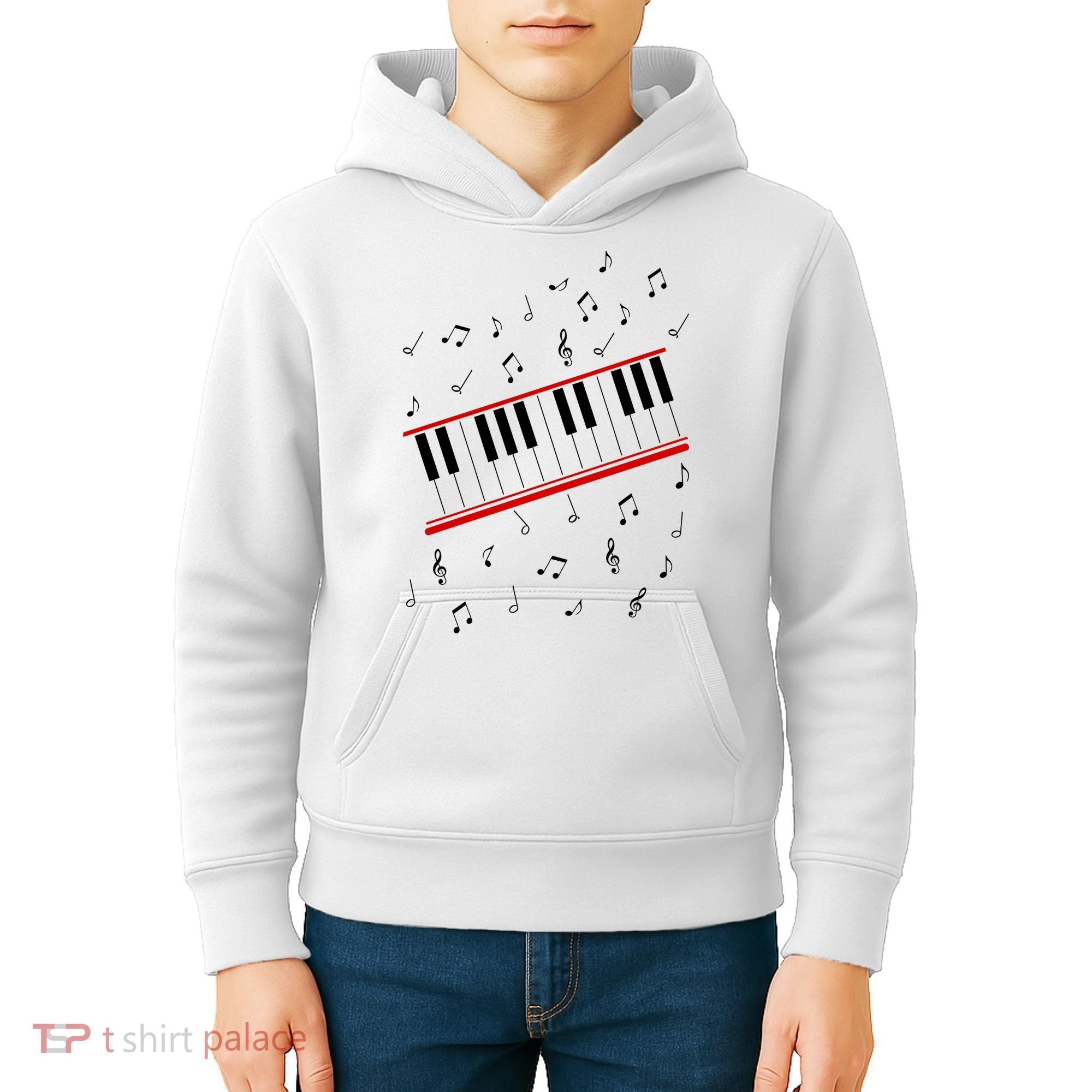 Piano Music Cosplay Kids Hoodie