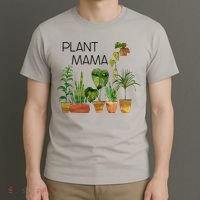 Plant Mama Crazy Plant Lady Monstera Mom T-Shirt thumb 3