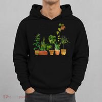 Plant Mama Crazy Plant Lady Monstera Mom Hoodie thumb 0